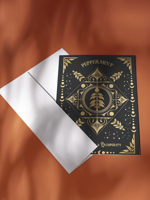 a piece of paper with a design on it