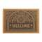 Coir Outdoor Mat for Threshold Protection, Talisman Spell Doormat for Witchcraft Front Door Decor, Dark Academia Wiccan Porch Welcome Rug