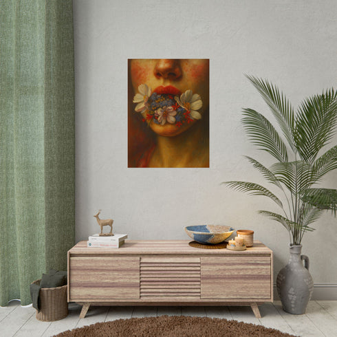 Botanical Fine Art Print Cosmos Wildflower Wall Art