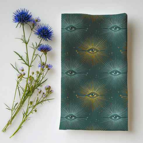 Celestial Gaze Dining Napkin Set by Grimoire And Goblet