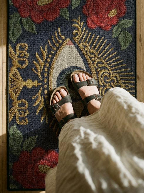 Victorian Gothic Evil Eye Doormat - Whimsigoth Home Decor