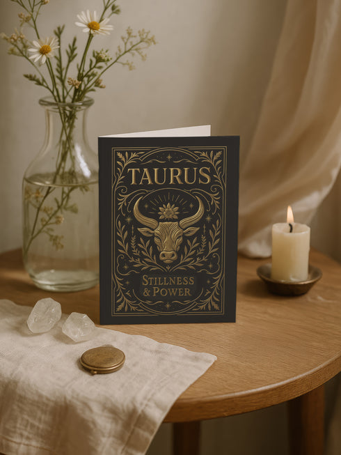 Taurus Zodiac Ritual Birthday Card