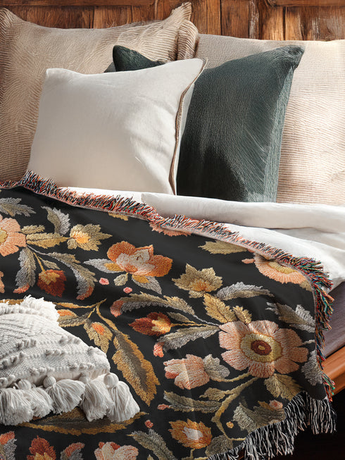 All Seeing Eye Woven Jacquard Blanket Luxury Throw